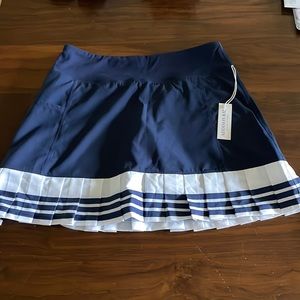 NWT Addison Bay court skirt - navy and white - super cute!